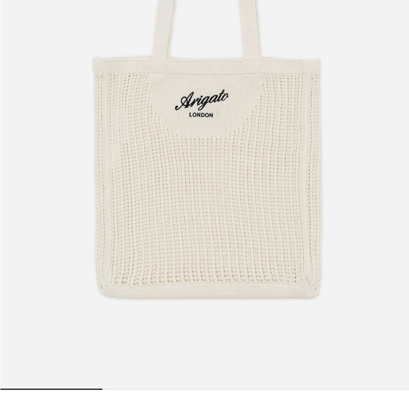 Axel Arigato beige grid shopper bag - Picture 3 of 6